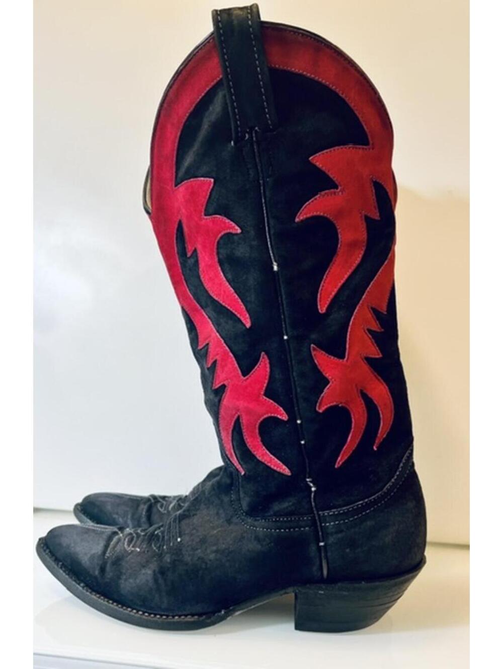 Larry Mahan 'Flame' Cowboy Boots - Picture 2 of 8